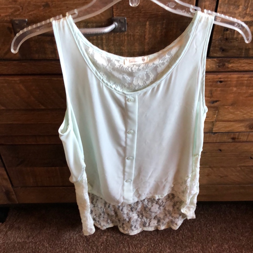 Tank top style blouse
